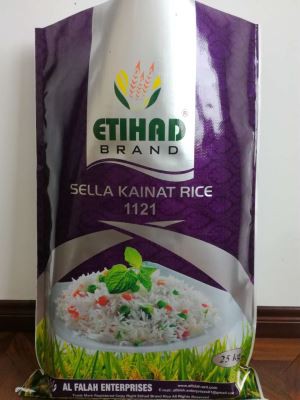 25kg Sella Kainat Rice 1121 Túi đóng gói Pp Dệt gạo Túi đóng gói đẹp