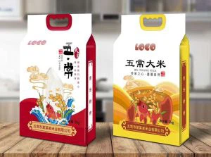 Túi gạo 5kg Túi đựng gạo Polythene có tay cầm
